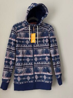 Roxy full full zip fleece lined hoodie jacket